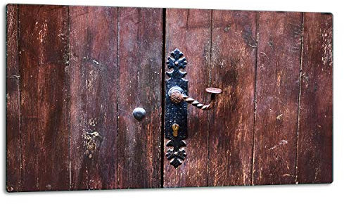 TMK ArtDeko – Schneidebrett Glas – Glasschneidebrett für die Küche 52x30 cm – Robust, Hygienisch & Rutschfest – Glas Schneidebrett – Zusätzliche Arbeitsfläche – Vielseitige Nutzung