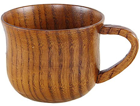 Anawakia Holz-Kaffeetasse, Holzbecher, Teetasse, Jujube-Holzbecher, Holzbecher, Tee-Set, Naturholzbecher für Kaffee, Bier (170 ml)