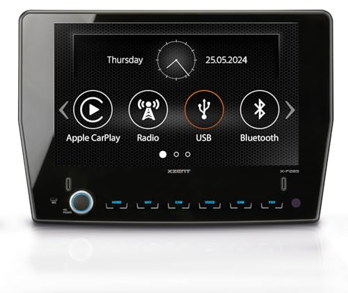 XZENT X-F285 – 9 Zoll Multimedia Receiver kompatibel mit Ford Transit | Mediencenter kompatibel mit Ford Transit, 22,9 cm Touchscreen, Apple CarPlay & Android Auto, DAB+, Reisemobil Navi optional