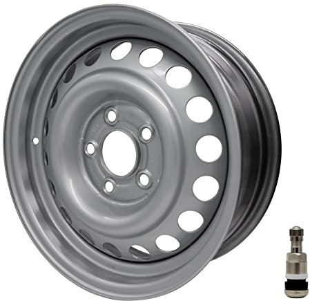 Anhänger Felge Stahlfelge 5.5Jx 15 15 Zoll 112x5 ET30 800KG Tragkraft 5-Loch ML 67 Wohnwagen Trailer Caravan Camping wahlweise mit Ventil (+ Schraubventil)