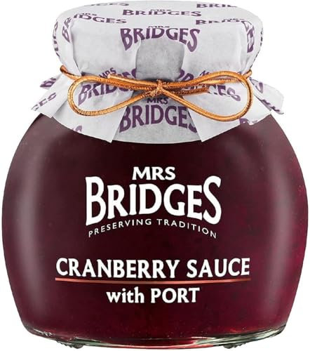 Mrs Bridges Cranberry Sauce with Port - From GREAT BRITISH TRADING LIMITED