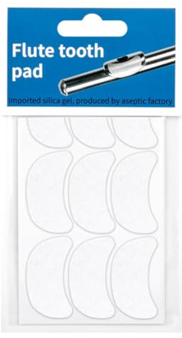 Iyalezirk Flöjt Anti-Slip Tand Pads Anti-Slip Flöjt Läppkuddar Skydda Verktyg Tillbehör Miljövänligt Material