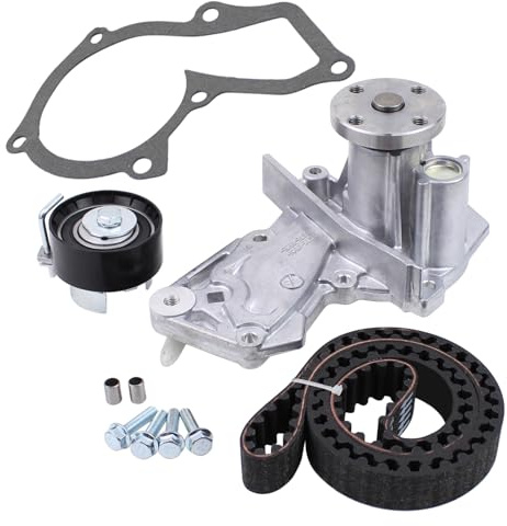 Zahnriemensatz Wasserpumpe Zahnriemen Spannrolle für Maz-da 2 DY | für Fiesta MK6 Fiesta MK5 Focus MK3 Focus MK2 Fusion b max c max Ecosport C30 S40 V50 b-max c-max bmax cmax 1.6 1.4 1.5 1.25