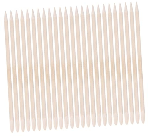FOMIYES Data [ Bastoncini Legno D'arancio Spingi Cuticole Per Unghie 50 Pezzi Strumento Manicure Pedicure Per Rimozione Pelle Morta e Lucidatura Unghie Uso Professionale e Domestico