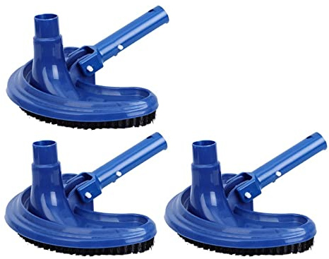 ZGJIAJU Poolsauger 1-5 stücke Vakuum Kopf Pinsel Reiniger Pool Saugkopf Pinsel Reiniger Half Moon Flexible Schwimmen Pool Reinigung Werkzeug zubehör(3pcs)
