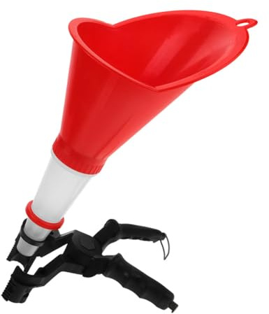 OUNONA Entonnoir Pour Huile Moteur Large Embouchure Avec Pince Entonnoir Auto Multifonctionnel Anti-débordement Pour Vidange Et Remplissage Huile