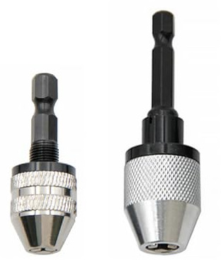 Broca para portabrocas hexagonal de 6,3 mm, adaptador de microtaladro sin llave, herramienta de conversión de portabrocas de cambio rápido de 0,3 a 3,6 mm y 0,3 a 6,5 mm para amoladora eléctrica de