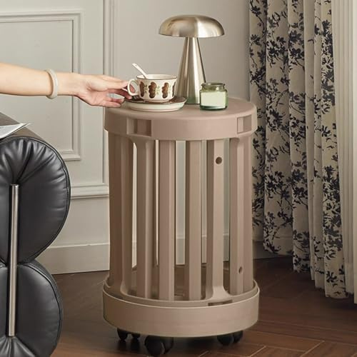 Stapelbara pallar, set med 4, minimalistiska svängbara plastpallar för platsbesparande och mångsidig användning i vardagsrum, sovrum eller balkong