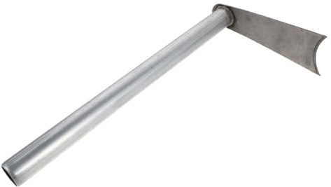 TOYANDONA Azada de Jardín Pequeña de Hierro Mango Corto para Desmalezar y Excavar en Espacios Reducidos, Herramienta Manual para Parterres y Cultivo Doméstico, Cultivador Resistente