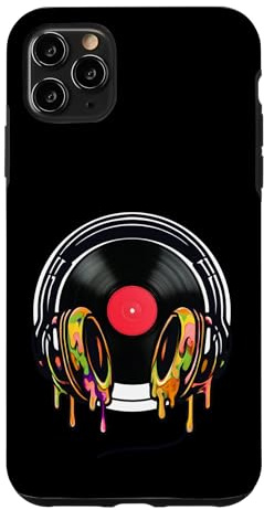 Casque Vinyle DJ Desk Club Music Coque pour iPhone 11 Pro Max