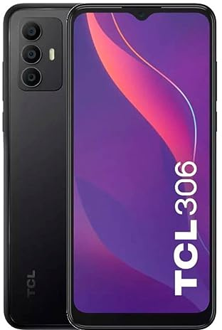 TCL 306 - Smartphone 4G 3Go RAM+32Go - Téléphone Portable Écran 6,52 HD+IPS - Triple Caméra 13MP+2MP(Prof.)+2MP(Macro) - Batterie Longue Durée 5000mAh - Processeur Octacore Helio G25 - Space Gray