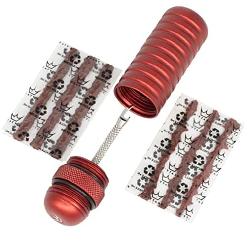 Peaty's Holeshot Tubeless Tyre Puncture Plugger Kit - Single-Sided Fork for Rapid Bike Puncture Repair, 3mm & 1.5mm Tyre Repair Plugs, For MTB, Road & XC Bike Tyres, Bicycle Tools and Kits