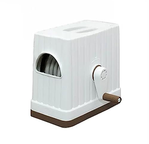 water pipe Hose Reel 30M/100FT Garden Hose Reel with Adjustable Spray Nozzle, Garden Hose Holder Box, Mini Hose Reel Garden Accessories, Lawn & Garden Watering Equipment, Home Car Washing Tools Garden