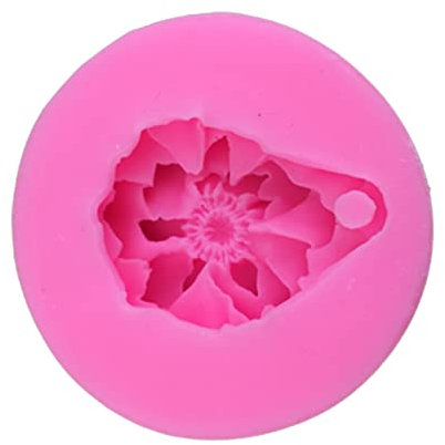 Ldabrye Molde de silicona 3D para hornear, diseño floral, de grado alimenticio, fácil de desmoldar, para pasteles, fondant, chocolate, yeso, adorno de resina