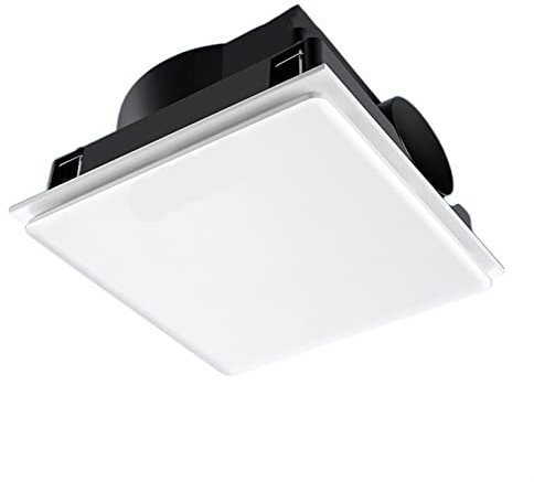icVantA Exhaust Ventilation Fan 30×30cm Ceiling Exhaust Fan Powerful Universal Ceiling Ventilator Commercial Bathroom Toilet Silent Ceiling Ventilator White 40W，