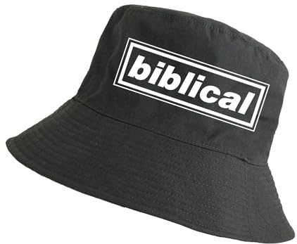 Partisan Oasis Song Bucket Hats - Black - Adult One-Size fits All (UK, Alpha, One Size, Biblical)