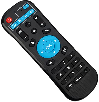 Ersetzte Fernbedienung Passend für pendoo Android 10.0 TV Box, Q Plus,T95 | T95 MAX, T95Z Plus,T95K T95V T95U T95W Pro, MX1, T95 X2, MX10, T9, TX3, TX6, H50, X88, HK1, X96, H96,X88 PRO