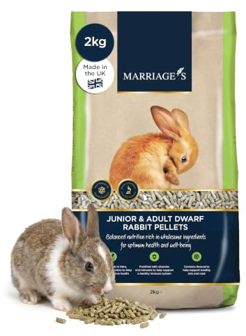 Marriage’s - Indoor Rabbit Food, Rabbit Pellets with Targeted Protein (2kg)