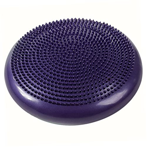 BESPORTBLE Wackelndes Sitzkissen Sitzerhöhung Zurück Rückenkracher Kern Zappelspielzeug Masse Einheit Balanceboard Für Erwachsene Squat-Rack Flattern Unterstützung Planke Balance-pad Violett