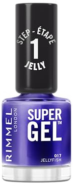Rimmel London Super Gel Nail Polish, 12 ml, Jelly Gloss, 17 Jellyfish