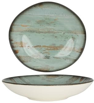 Bonna Platos hondos - Madera - Porcelana - 23 cm (750cc) - juego de 6