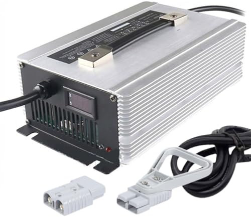 WLEJSL Chargeur Batterie Plomb Intelligent pour Chariot Élévateur Électrique 12 V/24 V/36 V/48 V/60/72 V avec Prise Anderson 50 A, Compatible avec Les Transpalettes Les Autolaveuses,36V 40A