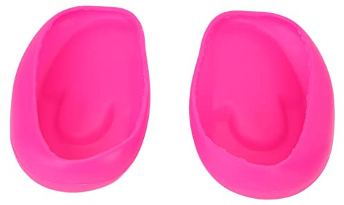 Generic 10 Copri Orecchie per Tintura per Capelli, Protezione Leggera in Silicone per Doccia, Salone, Casa, per Protezione per le Orecchie