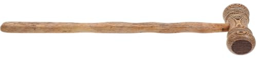 STOBAZA Mazo de Juez de Madera Wenge Ligero y Portátil para Subastas y Juicios Diseño Atractivo Adecuado para Juego Escolar y Uso Profesional