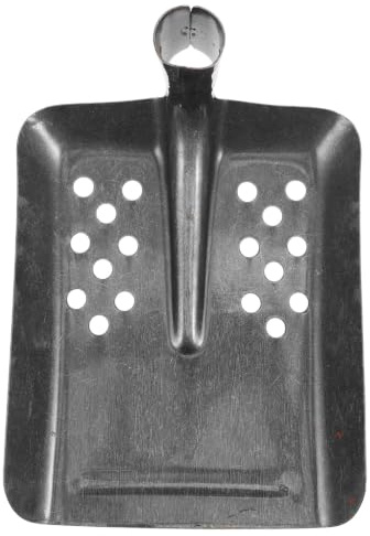 YARNOW Pelle de débouchage : Pelle en métal Robuste pour l'entretien des égouts, Le tamisage de la Boue et Les travaux de Nettoyage extérieur - 41 x 29 cm, Grise
