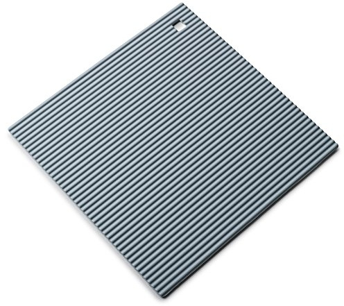 Zeal Silicone Heat Resistant Non-Slip Trivet, Duck Egg Blue, 22 cm