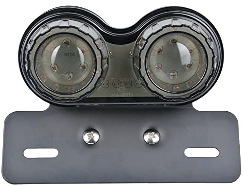 KaTur Motorrad Rücklicht 40W 40 LEDs Integrierte Lauf Bremslicht Blinker Lampe mit Kennzeichenhalter für H arley H onda Y amaha S uzuki K awasaki