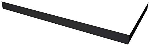 Kit Pannelli Alzata per piatto doccia Novellini Novosolid Nero Opaco Lato Corto Lungo 150 CM Altezza 11 cm Solo per installazione ad angolo
