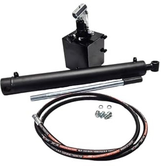 Flowfit Hydraulische Doppelhub-Handpumpe, Anhänger/Kippset, zum Heben von 7,7 Tonnen, Hub: 400 mm, Hub: 7,7 Tonnen, Hub: 400 mm.