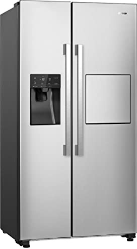 Gorenje NRS 9182 VXB1 - Frigorifero side-by-side, 179,3 cm, 532 l, No Frost Plus, Multi Airflow System, colore: Argento