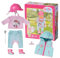 BABY born Deluxe Reiter-Outfit mit Hose, Stiefeln und Helm für 43 cm Puppen, 831175 Zapf Creation