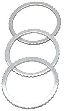 HATOOLHA® Bagues de réduction pour lames de scie, lot de 3 bagues d'espacement pour lames de scie circulaire (30 mm x 25,4 mm)