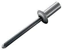 Blindnieten Popnieten CUP-Alu/Stahl Flachrundkopf 4,0X8 MM 100 Stück | Luft- und Wasserdicht