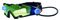 LEXIBOOK, Spy Mission, Gafas de visión Nocturna Spy, Luces LED retráctiles, Cristal Tintado Verde, Bandas elásticas Ajustables, Negro, RPSPY04