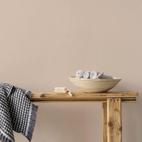 K&L Wall Art Seidenmatt Wandfarbe Beige Innenwandfarbe modern Wandschutz Anstrich 2,5Liter Sandfarbe Creme