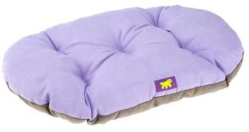 Ferplast Cama para Perros y Gatos, Cojín para Perros medianos, Cojin para Gatos, Alfombra para casetas y Coches - Lavable - en Algodón con Acolchado Suave, 78 x 50 m.