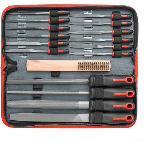 Kit di lime manuali da 20,3 cm con forme multiple per limatura efficiente in applicazioni di lavorazione del legno e artigianato