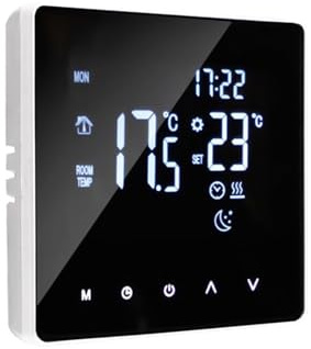 Irishom WiFi Smart Thermostat Temperatum Contrôleur pour Eau Chauffant LCD Affichage Tactile Semaine D'écran de Contrôle Programmable Application Contrôle des Applications (Chauffage d'eau sans WiFi)