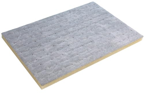 Ruarby Accesorios para bandeja, almohadillas de espuma, vitrina para mostrador, soporte para joyas, inserciones de espuma, bandeja de reloj