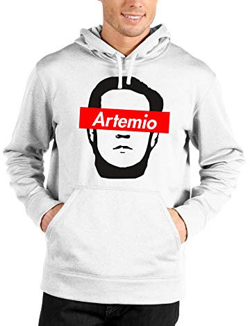 bubbleshirt Felpa Uomo Divertente con Cappuccio Cult 80 90 - Artemio - Idea Regalo Compleanno Taglia M
