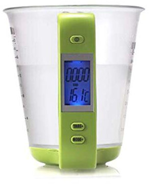 SOIMISS Tazas Medidoras De Liquidos 4 Tazas Taza De Balanza De Cocina Digital Horneando Vaso Medidor Digital con Escala Cocinando Balanzas De Cocina Digitales Leche En Polvo Alimento