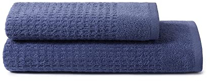SWEET HOME - Asciugamani Bagno Viso e Bidet in Spugna di Puro Cotone 100% Certificato OEKO-TEX Zero Twist, Set con Asciugamano Bagno 50x100 e 40x50 Morbido e Assorbente anche come Asciugamano Palestra