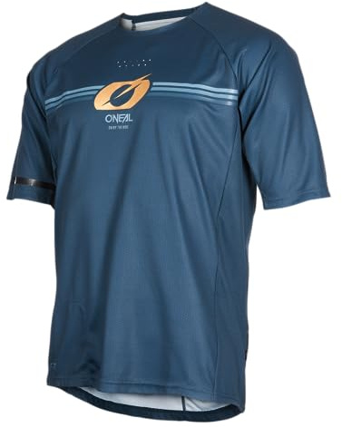 O'NEAL | Mountainbike-Trikot | MTB Mountainbike DH Downhill FR Freeride | Atmungsaktives Material, Flache Nähte für mehr Komfort | Pin it Jersey V.24 | Erwachsene | Ozean Blau | Größe S