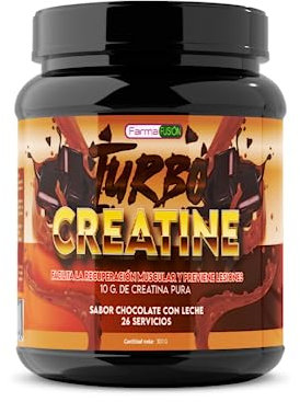 Polvo de Creatina Monohidrato 100% Pura | Mejora y acelera la recuperación muscular | Mayor energía y fuerza | 300 gr Sabor chocolate