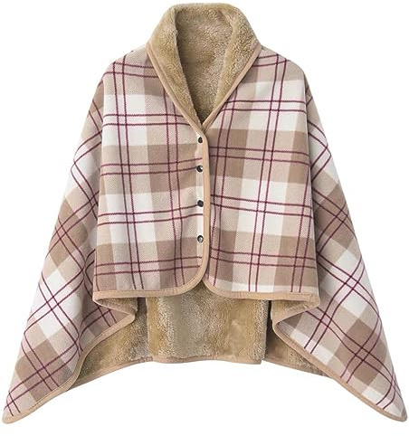 Damen Schal Stola Fur abendkleid Winter Pashmina Wrap Poncho Cape mit offener Vorderseite für Damen Cardigan Pullover Decke Warme Schal