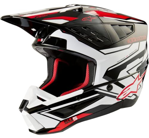 Alpinestars Motocross-Helm S-M5 Schwarz Gr. S